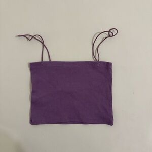 Zara Purple Crop Top M